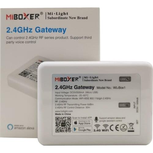 Mi.light Wifi iBox controller DC5V compatible with IOS/Andriod system Wireless APP Control for CW WW RGB strip bulb