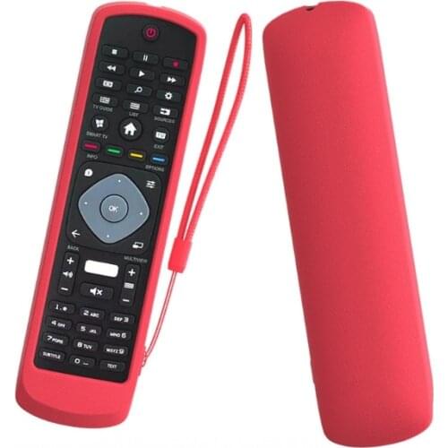 Protective Silicone Case for philips TV with NETFLIX HOF16H303GPD24 Remote