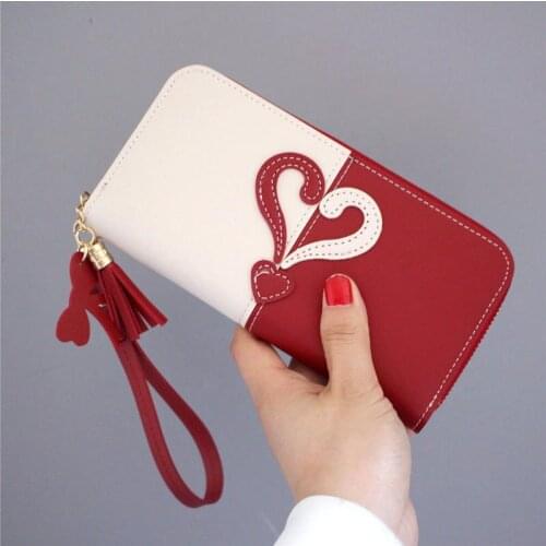 Women Wallets Lady Handbags Zipper Coin Purse Cards Holder Wristlet Money Bags Clutch Female Fashion Purses Pocket Long Wallet