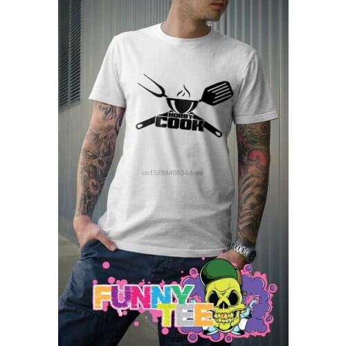 2019 Summer Fashion Hot Koch T-Shirt 00055 Kochschurze Kuche Kochloffel Chefkoch Kochmutze BBQ Grill Fun Tee shirt