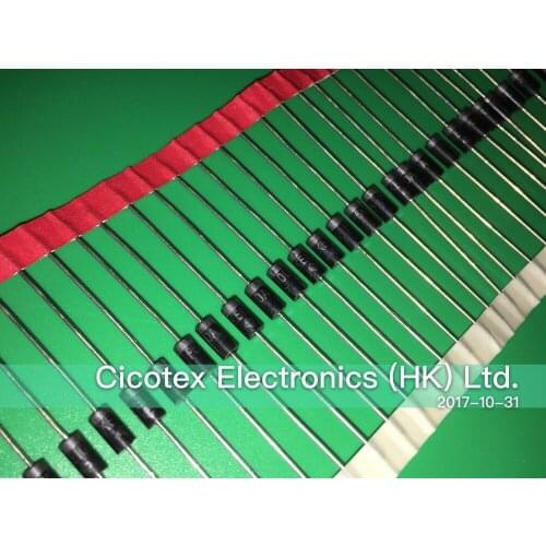 30pcs/lot P6KE100A-E3-73 DO-15 TVS DIODE 85.5VWM 137VC DO204AC P6KE100A