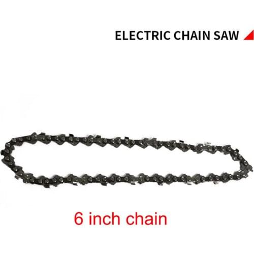 6 4-inch Guide Plate Chain Set Electric Chain Saw Logging Saw Chain Saw Guide Chain Accessories Garden Power Tools