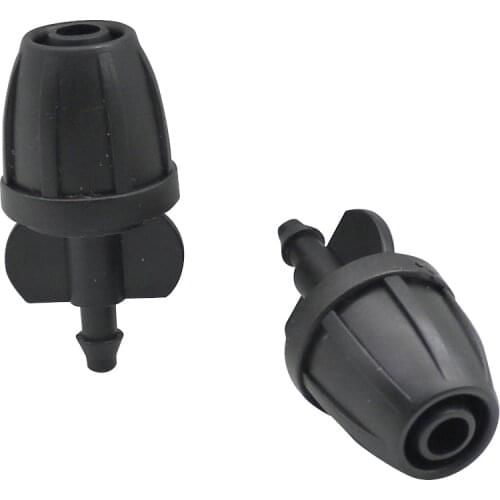 8/11mm to 4/7mm hose interface direct head with lock nut connector drip irrigation hose distributor watering pipe fittings 10pcs