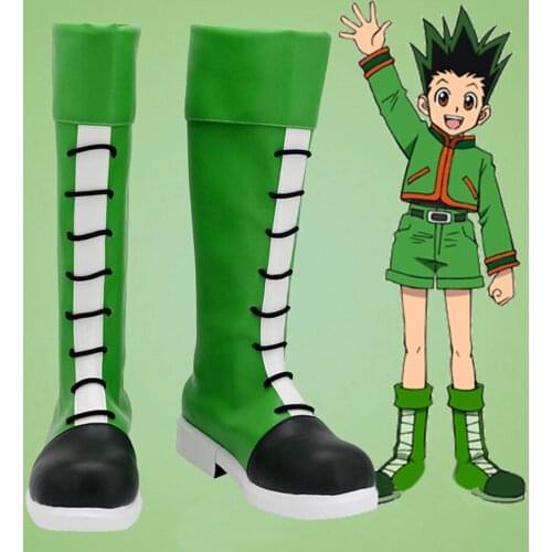 Anime Hunter x Hunter Gon Freecs Cosplay Shoes Boots Adult Halloween Carnival Costumes Prop Custom Made Custom Made