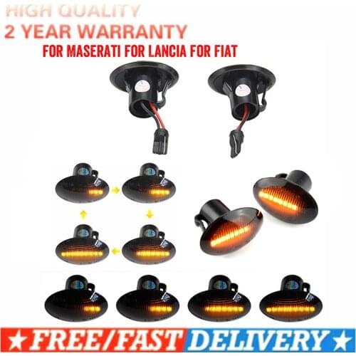 For FIAT 4S 63 3P NUOVA 500 ABARTH Ford KA DESDE Lancia YPSILON Maserati Sequential Dynamic LED Side Marker Turn Signal Light