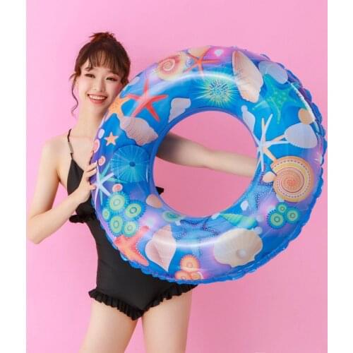 Hot Cartoon Unicorn Inflatable Pool Swimming Ring for Adult Kids Thick PVC Pool Float Rubber Ring Swim Circle Water Pool Toys