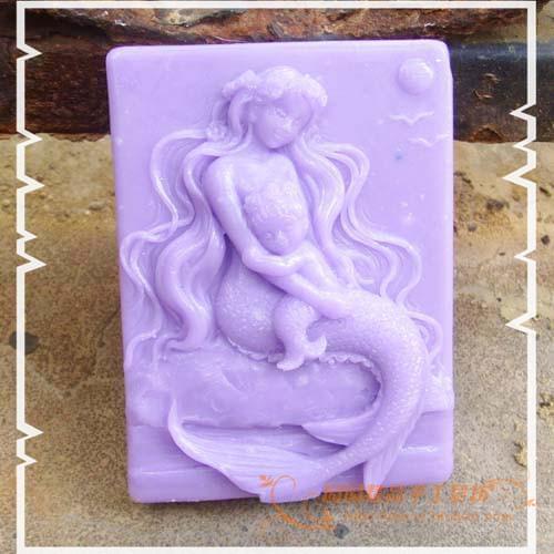 Mermaid Silicone Soap mold candle mould DIY Carft molds S020