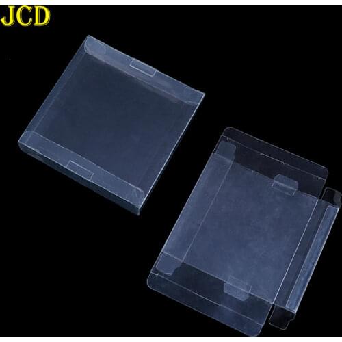JCD 1PCS Clear Plastic Box For GB GBA GBC Transparent Cartridge Protective Case Cover For Game Boy Boxed Game