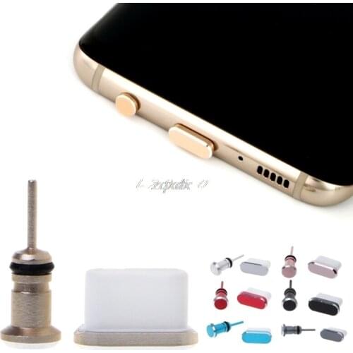 Anti Dust Plug Set USB Type-C Port 3.5mm Earphones Jack Plug For Huawei P10