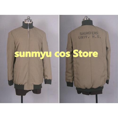 Girls und Panzer Saunders Team Unfirom Cosplay Costume,Custom Size Halloween Wholesale