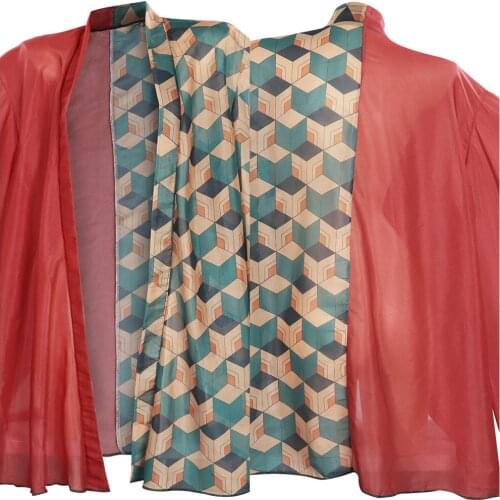 Anime Demon Slayer -Tomioka Giyuu Cosplay Costume Cloak Outfits Halloween Carnival Suit