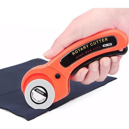 Patchwork Roller Wheel Round Knife Cloth Cutting Knife Leather Craft Fabrics Rotary Cutter DIY Sewing Accessories