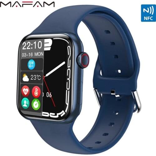 MAFAM W37 Smart Watch Men IWO Watch Series 7 Custom Dial BT Call IP68 Waterproof Women Smartwatch PK HW22 W26+ HW12 HW16