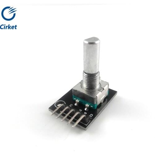 360 Degrees Rotary Encoder Module For Arduino Brick Sensor Switch Development Board KY-040 With Pins