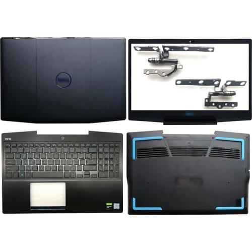 NEW Laptop LCD Back Cover/Front Bezel/Hinges/Palmrest/Bottom Case for DELL 15 G3 3590 Computer Case