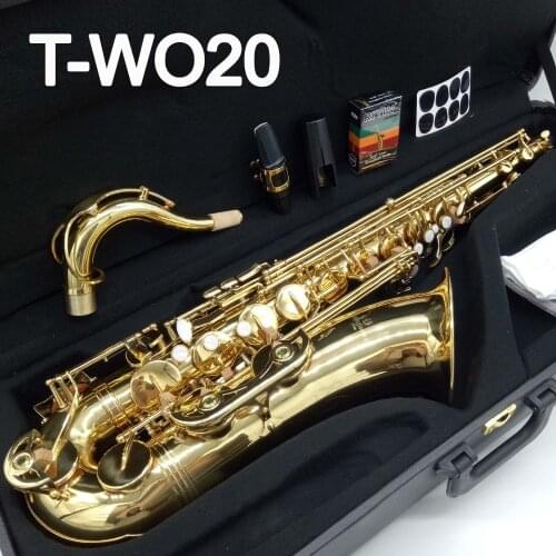 Brand New Tenor Saxophone T-WO20 Gold Lacquer Professional Tenor Sax With Case Reeds Neck Mouthpiece