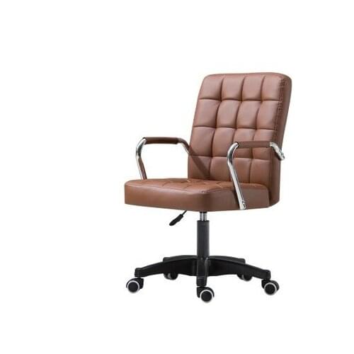 Office Furniture Height Adjustable Rotatable Computer Chair Armrest Leather Padded Meeting Conference Ergonomic Office Chair