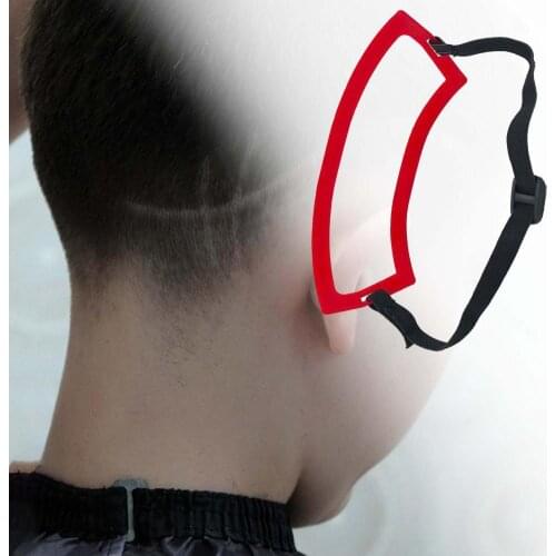 Neck Hair Template Precise Position Hands-free Plastic Haircut Guide Neckline Shaving Template for Family