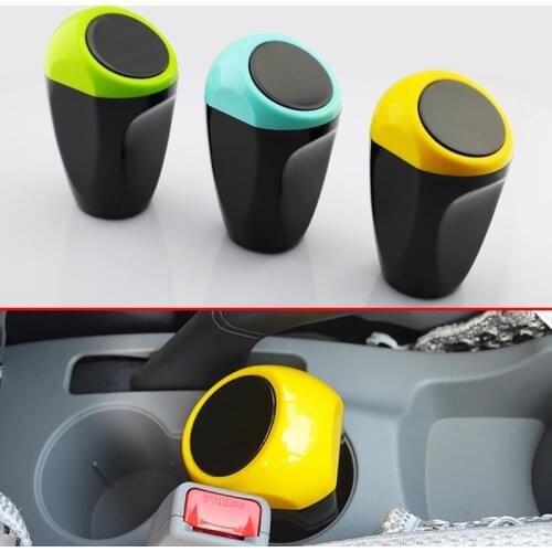 Universarl Vehicle Inner Dustbin Accessories Waste Trash Rubbish Bin Can Garbage Dust Case Cup Mini Holder Box Car Parts 2Pcs