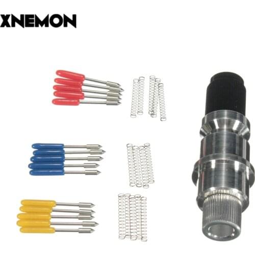 XNEMON for Graphtec CB09 silhouette Cameo Holder 15Pcs Blades Vinyl Cutter Plotter 30 / 45 / 60 Degree Blade Roland Cutter Blade