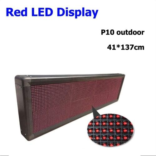 Factory supply full color red p10 Led display module 320x160mm unit module led display doard 41*137cm outdoor p10 led
