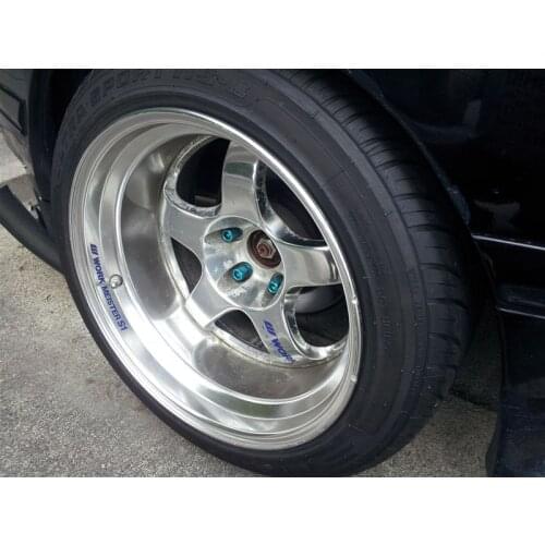 4x Car Styling Vinyl Auto Wheel Hub Rings Rims Decorate Sticker Decals for Work Meister S1