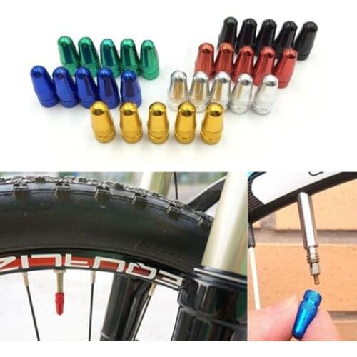 5pcs Bicycle Presta Wheel Rims Tyre Stem Air Valve Caps Dust Cover French Valves Cover