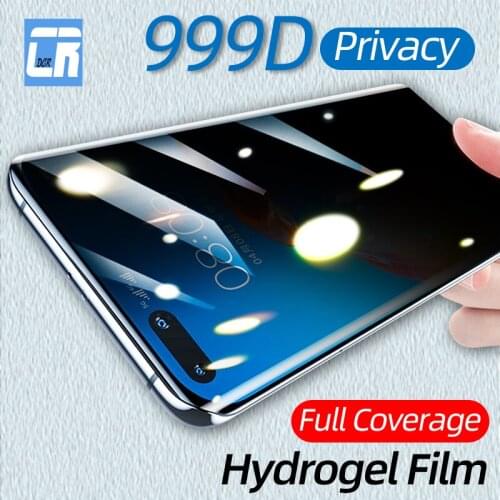 Anti-spy Full Curved Screen Protector for Huawei P40 P30 Privacy Hydrogel Film for Huawei Nova 7 Mate 20 Honor 30 Pro Not Glass