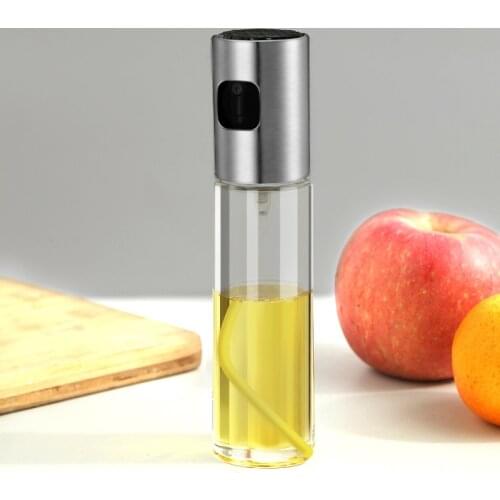 BBQ Cookware Tools Kitchen Stainless Steel Olive Oil Sprayer Bottle Pump Oil Pot Leak-proof Grill BBQ Sprayer Oil Dispenser