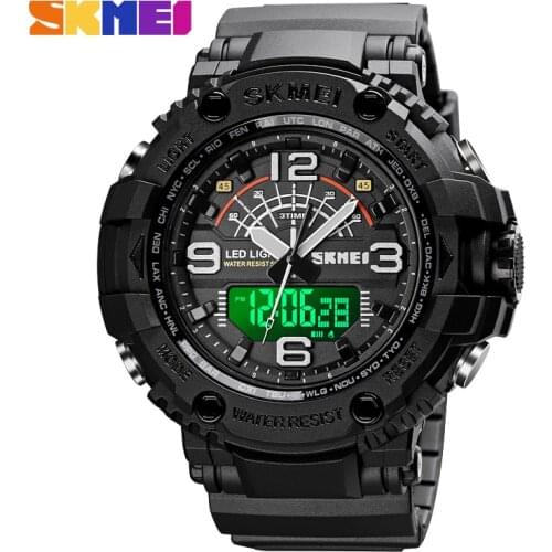 SKMEI Top Brand 2020 NEW Sports Watches Mens Countdown Wrist Watch 50Bar Waterproof Electronic Digital Male Watch Alarm Clock