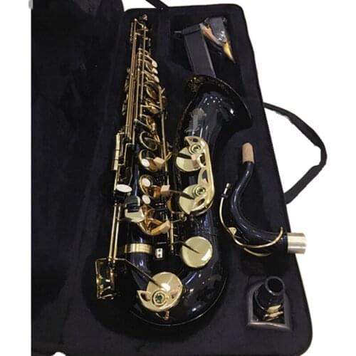 Black Salmer 54 Tenor Sax B Flat Saxophone Top Musical Instrument Saxe Wear-resistant Black Nickel Gold Professional Sax