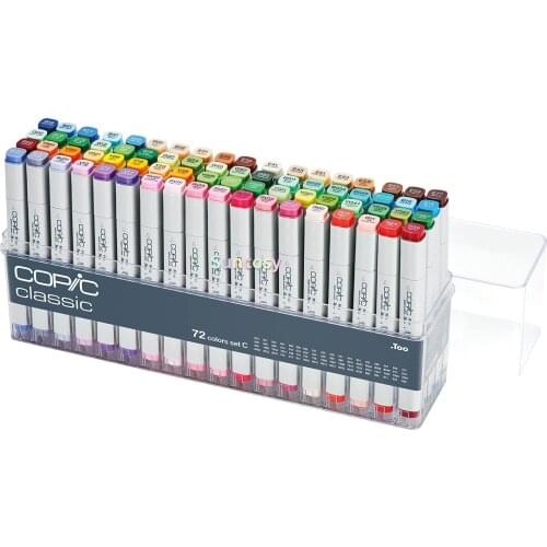 Copic Twin Marker 72 Piece Twin Classic Set C - Artist Markers Anime Comic Manga