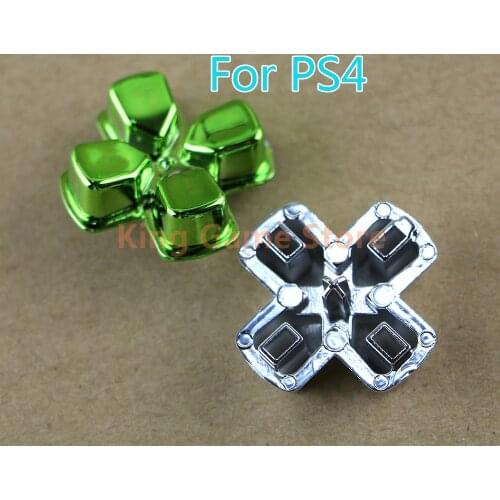 1pc Chrome Cross Button Action Button For PS4 Cross Dpad direction Key Buttons for Playstation 4 Dualshock4 Gamepad Accessories