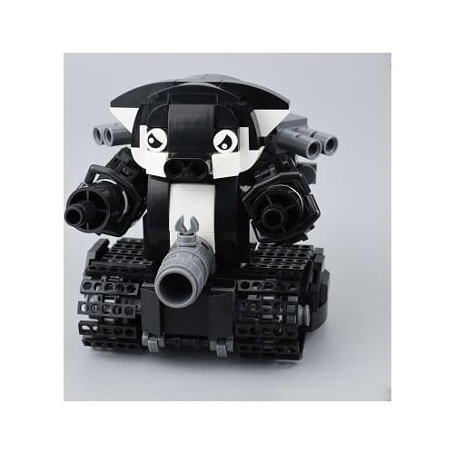 2019 Kennie New Arrive Personal diy battle pig hogs tank model Blocks building toys Action Figure for children create gifts