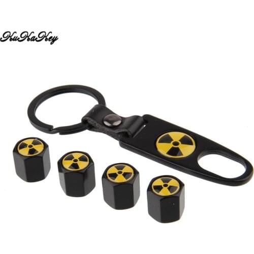 4pcs Car Tire Wheel Valve Caps Creative Pattern Car Keychain Ring Motorcycle Bicycle Universal Accessories for BMW 1 3 5 7 x1 x3