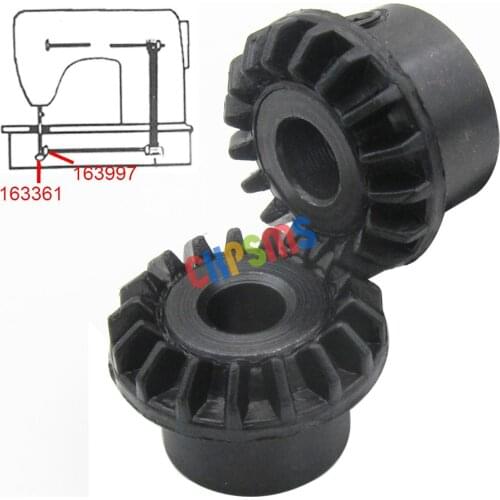 #163361+163997 Hook Timing Drive Gear Set fit for Singer 500 series 6103 6104 6105