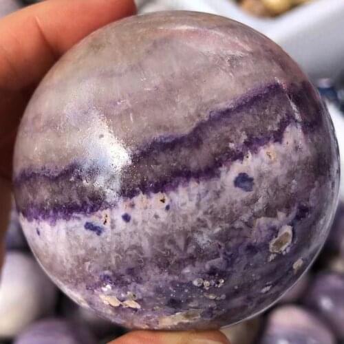 Natural Silk Fluorite Quartz Sphere Ball Stones Good Quality Crystal Reiki Meditation Polished Decor Stones Collection Gifts