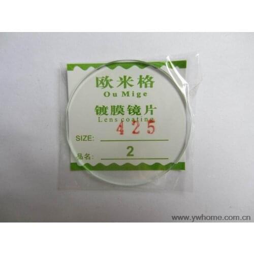 42.5 mm New flat glass watch crystal diameter 42.5 mm Thick 2.0mm