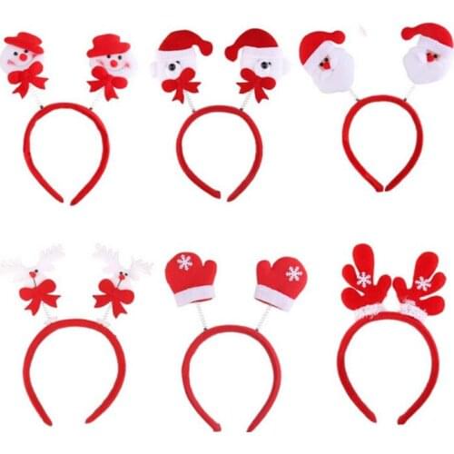 New Arrive Christmas decorations Santa Claus Fawn headband head buckle Christmas party Headwear