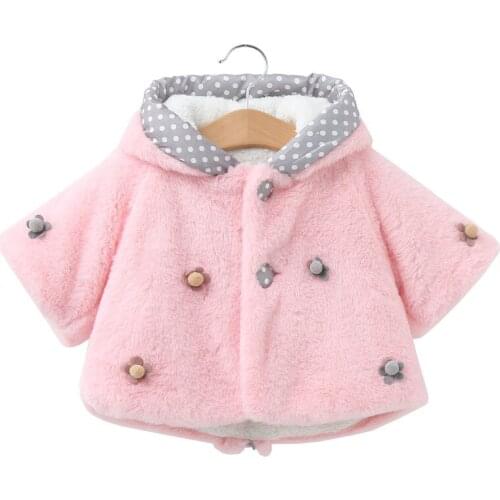 Girls Coats 2020 New Winter Girls Jackets Stylish Fleece Coat Toddler Coat Xmas Warm Hooded Snowsuit Children Clothing Outerwear
