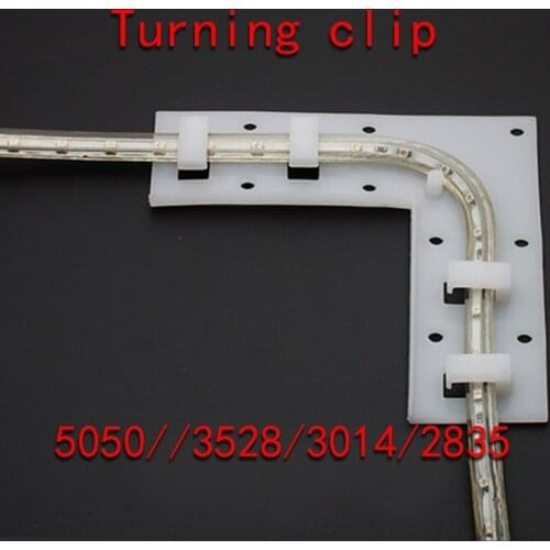 Plastic turning clips for LED strip light 5050 2835 3014 3528