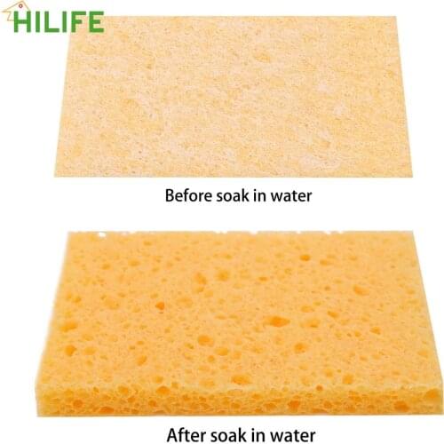 DIYWORK Universal 5x3.5cm Soldering Iron Tip Welding Cleaning Welding table Sponge 1 pcs High Temperature Resistance Sponge