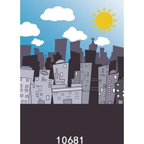 Background Vinyl Photography Backdrops City Paintings Computer Printed Backdrop for Photo Studio Baby Newborn Children Wedding