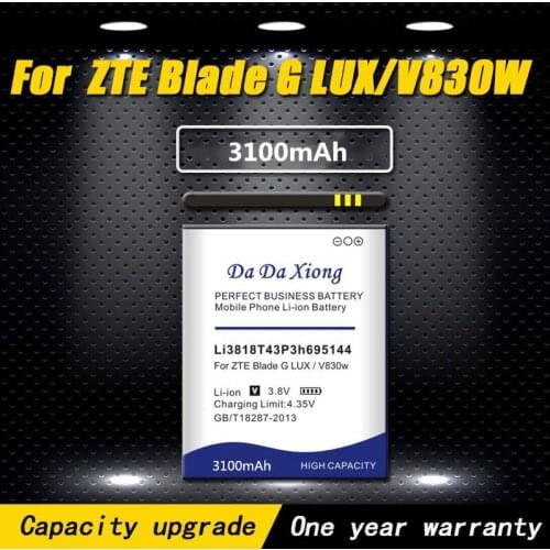 High quality 3100mAh Li3818T43P3h695144 Battery for ZTE V830w Kis 3 Max for ZTE Blade G LUX Phone battery