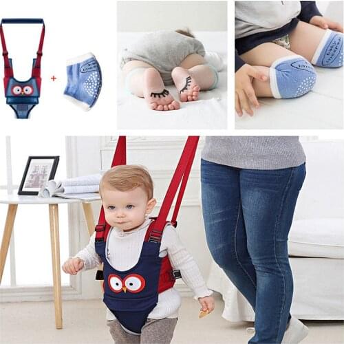 1 Set Safety Crawling Elbow And Baby Walker Baby Belt Assistant Toddler Leash Cushion Knee Pad Kids Learning Training Walking