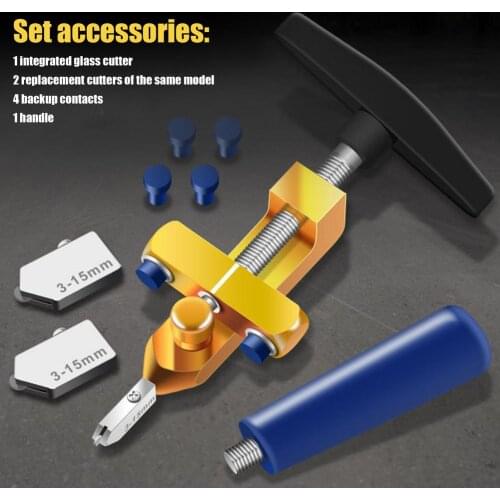 1PCS Glass Ceramic Tile Cutter With Knife Wheel Diamond Roller Glass Cutter Cutting Machine Opener Breaker Cutter Divider Tool