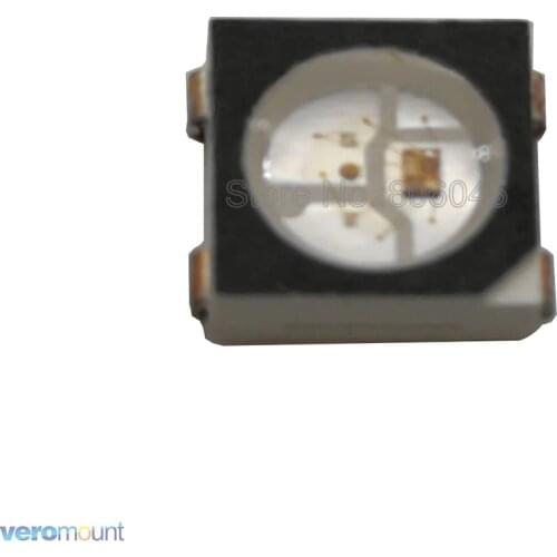 WS2812B LED Chip 10 - 1000pcs 5050 RGB SMD Black/White version WS2812 Individually Addressable Digital LED Emitter 5V