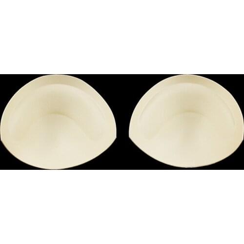 10pair Khaki Bra Cup Pads Sponge Foam Sewing In Bra Breast Enhancer For Bikini Padding Insert Bridal Bra Accessorries WB120