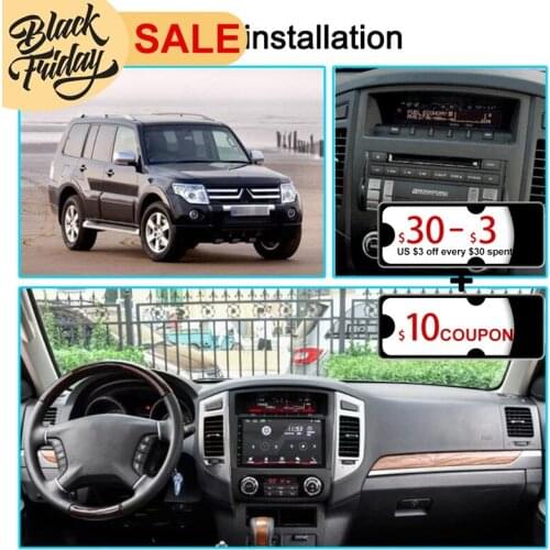 128G Android 0 PX6 is Suitable for Mitsubishi Pajero 2006 2011 GPS Navigation Car Radio Video Stereo Multi-function CarPlay Host