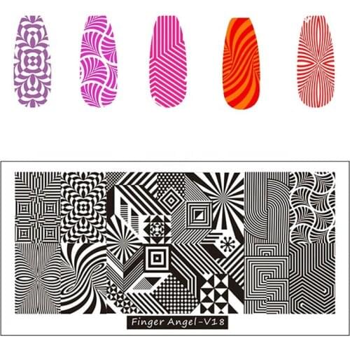 24 designs 6X12cm Nail Stamping Plate Image Plate Image Plate 0-Stamping nail art template (stainless steel) reusable nail plate